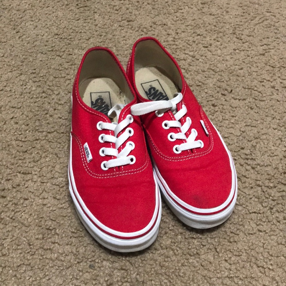 Old Skool Red Vans🔥 - Picture 2 of 6